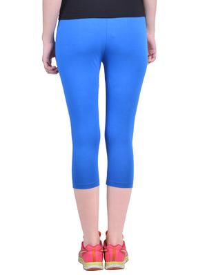 blue cotton capri legging - 12793283 - Standard Image - 3