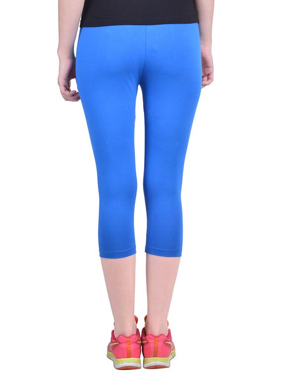 blue cotton capri legging - 12793283 - Zoom Image - 3