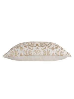 Dekor World Damask Printed Cream Cushion Cover (Pack of 5) - 12798895 - Standard Image - 3