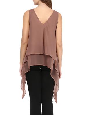 asymmetric layered top - 12799036 - Standard Image - 3