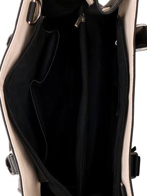 pink leatherette handbag - 12822868 - Standard Image - 3