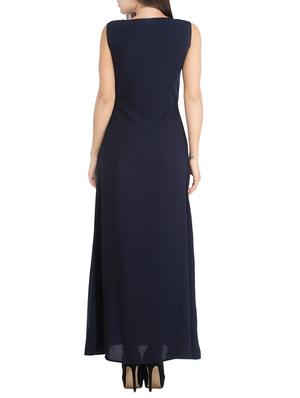 navy blue sequined rayon dress - 12827148 - Standard Image - 3