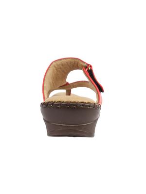 red toe separator slippers - 12828600 - Standard Image - 3