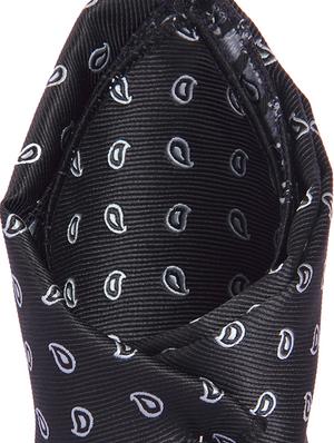 black micro fiber pocketsquare - 12828902 - Standard Image - 3