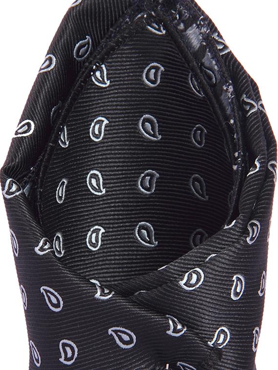 black micro fiber pocketsquare - 12828902 - Zoom Image - 3