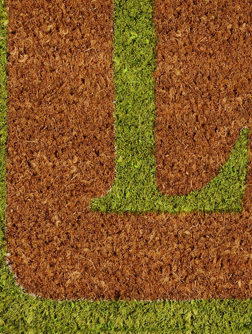saral home 100% coir made heavy duty anti slip coir mat with rubber backing - 12830644 - Zoom Image - 3