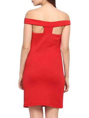 red solid dress - 12832292 - Standard Image - 3