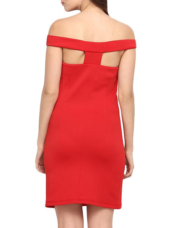 red solid dress - 12832292 - Zoom Image - 3