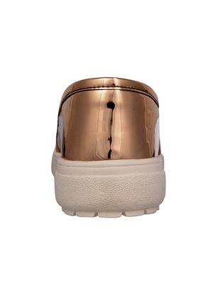 gold slip on plimsoll - 12832639 - Standard Image - 3