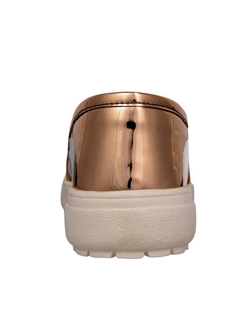 gold slip on plimsoll - 12832639 - Zoom Image - 3