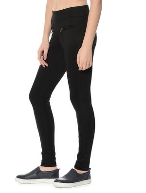 black polyester jeggings - 12833732 - Standard Image - 3