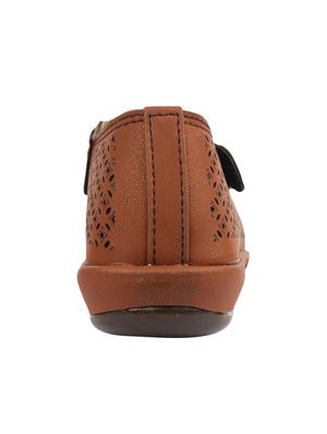 brown ankle strap sandal - 12833990 - Standard Image - 3