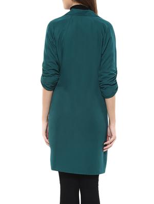 green crepe shrug - 12840199 - Standard Image - 3