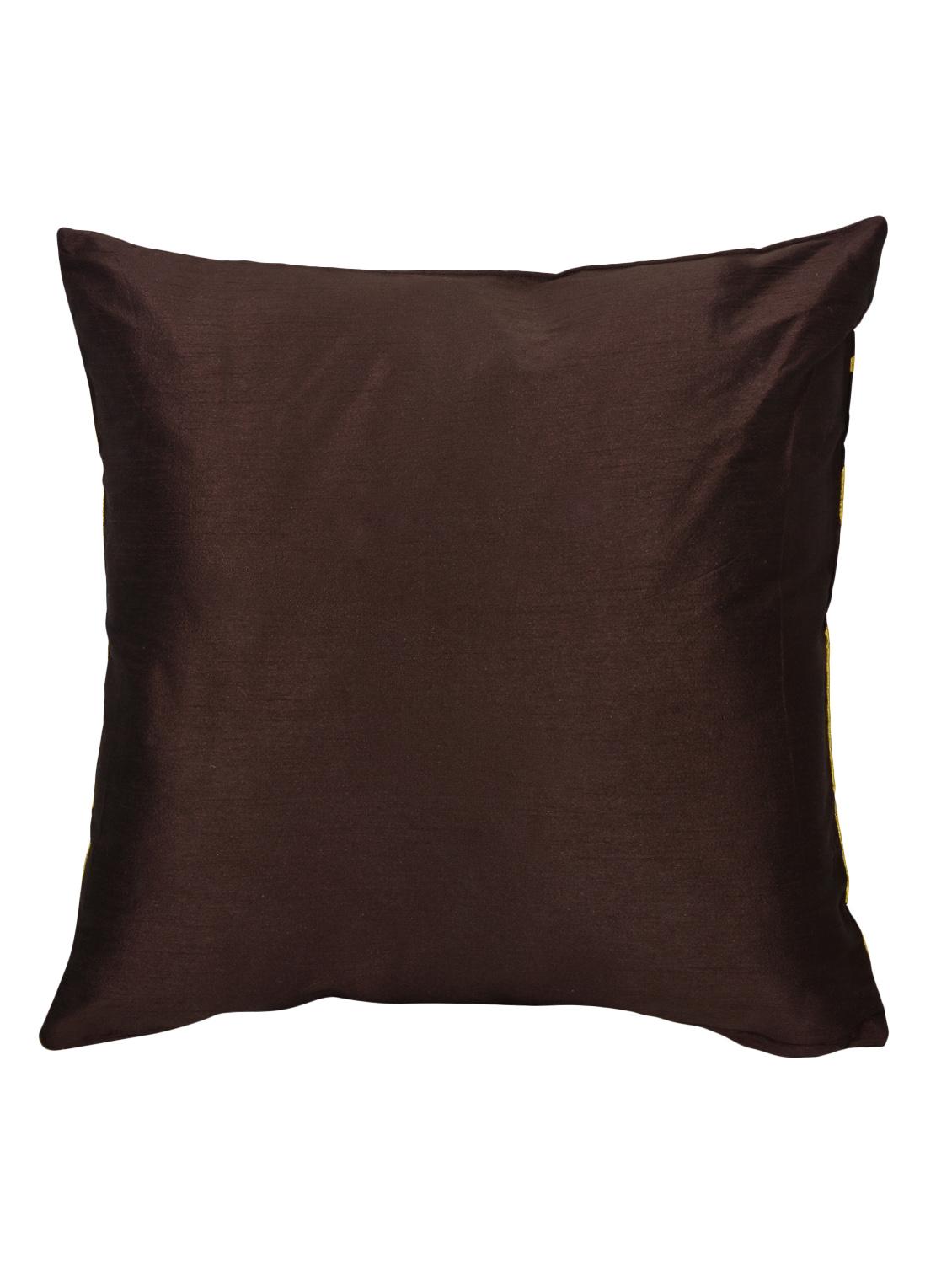 set of 3 raw silk cushion cover by reme - 12849611 - Zoom Image - 3