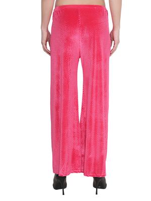 pink velvet palazzos - 12854153 - Standard Image - 3
