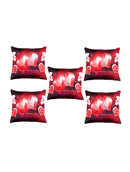 loveable print for your love one cushion cover (set of 5) - 12858051 - Standard Image - 1