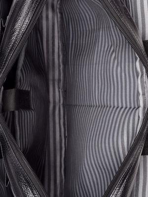 black leather laptopbag - 12858078 - Standard Image - 3