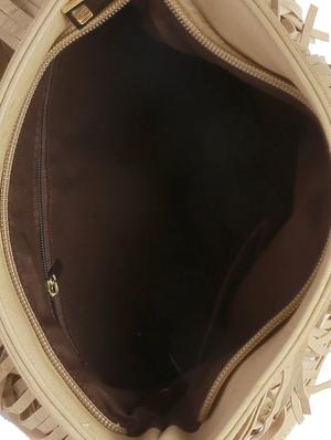 beige leatherette sling bag - 12878769 - Standard Image - 3