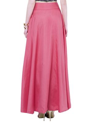 pink pure silk skirt - 12879939 - Standard Image - 3