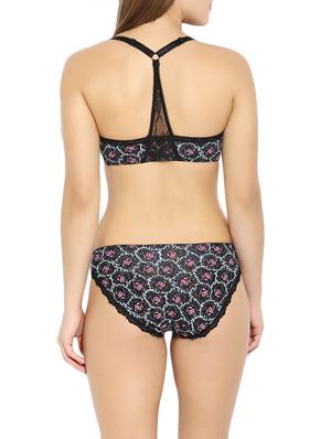 multi colored nylon bras and panty set - 12888573 - Standard Image - 3
