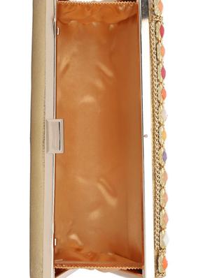 multi colored metal clutch - 12895098 - Standard Image - 3