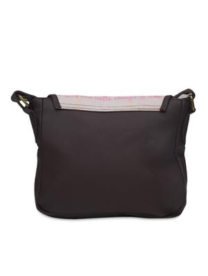 dark brown faux leather sling bag - 1290614 - Standard Image - 3