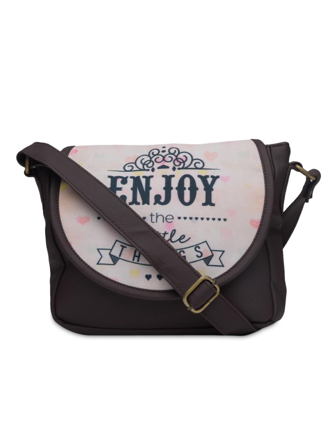 dark brown faux leather sling bag - 1290614 - Zoom Image - 6