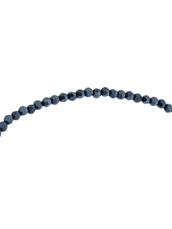 Crystal Collection Stones Embellished Blue long Necklace - 12908868 - Zoom Image - 3
