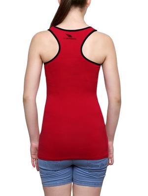 racer back slogan print tank tee - 12915906 - Standard Image - 3