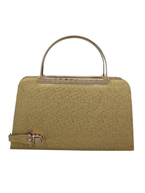 gold leatherette clutch - 12922401 - Very Small Image - 1