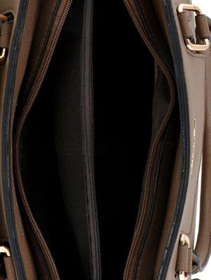 brown leatherette handbag - 12924850 - Standard Image - 3