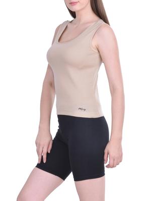 set of 3 beige cotton camisoles - 12927659 - Standard Image - 3