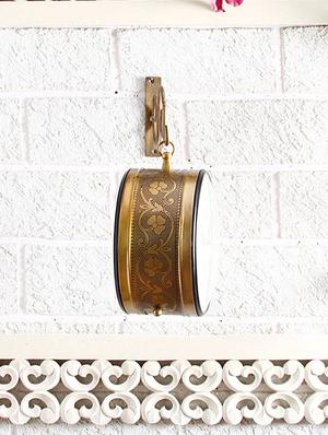 golden brass plated double sided station clock - 1292803 - Standard Image - 3