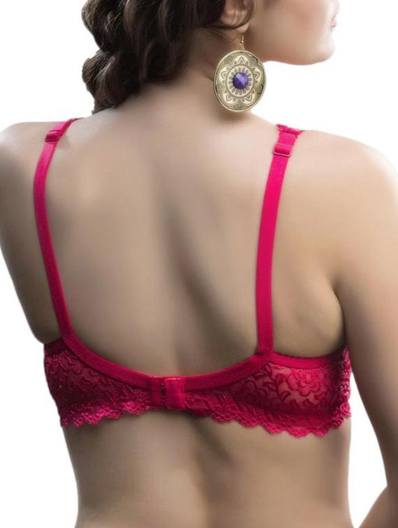 pink hosery bra - 12932160 - Zoom Image - 3