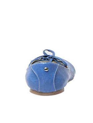 blue pu ballerina - 12954365 - Standard Image - 3