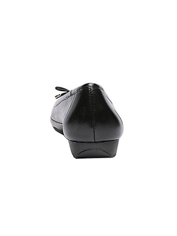 black leather slip on ballerina - 12954380 - Zoom Image - 3
