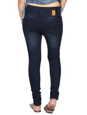 navy blue denim jeans - 12960405 - Standard Image - 3