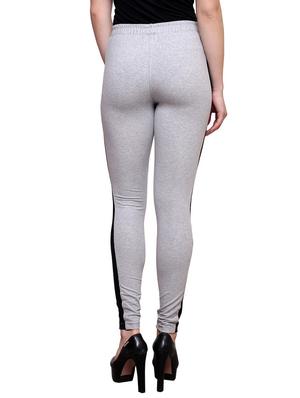 grey cotton leggings - 12961126 - Standard Image - 3