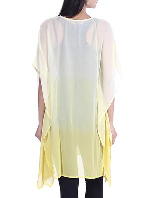 white cotton kaftan - 12962680 - Standard Image - 3
