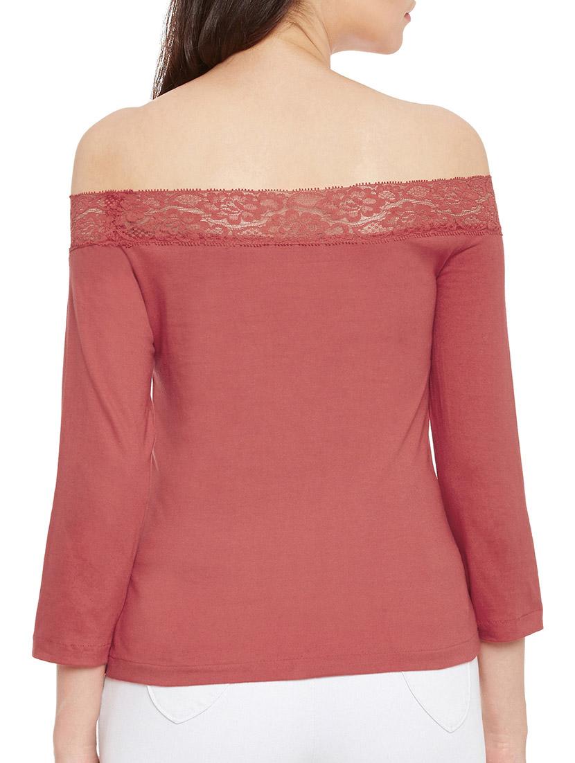 red cotton top - 12972097 - Zoom Image - 3