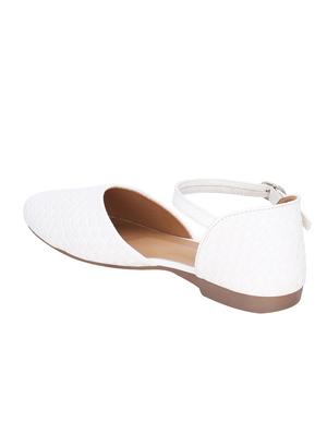 white waeved mary jane - 12973380 - Standard Image - 3
