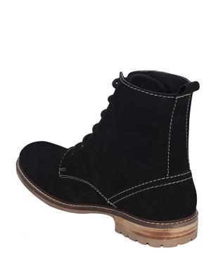 black Suede high ankle boot - 12973423 - Standard Image - 3