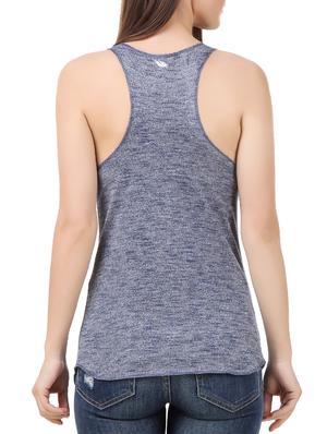 grey cotton racer back top - 12983121 - Standard Image - 3