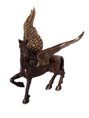 Brown Brass Flying Angel Horse - 1298914 - Standard Image - 3