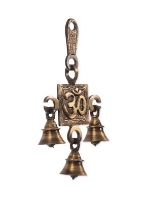 Brown Brass Om hanging Bells - 1298926 - Standard Image - 3