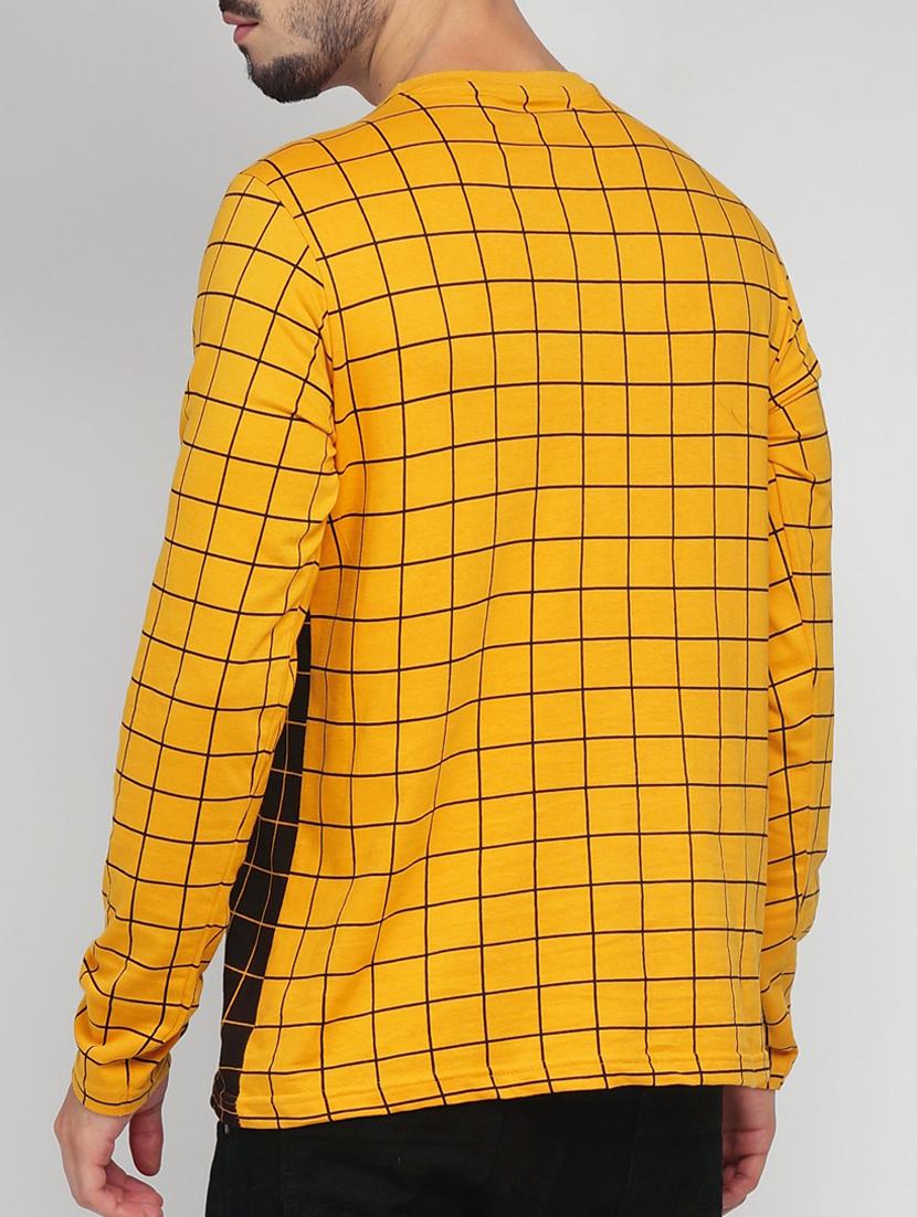 yellow cotton t-shirt - 12989670 - Zoom Image - 3