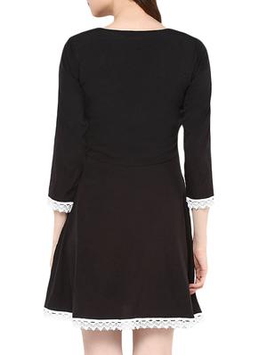 black skater dress - 12992416 - Standard Image - 3