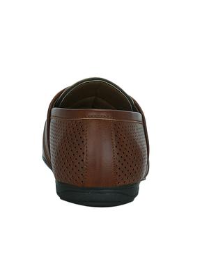 tan leatherette lace up shoe - 12993591 - Standard Image - 3