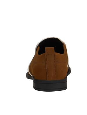 brown leatherette slip on - 12995089 - Standard Image - 3