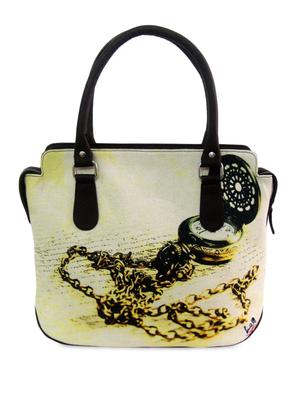 multicoloured printed canvas handbag - 1300070 - Standard Image - 3